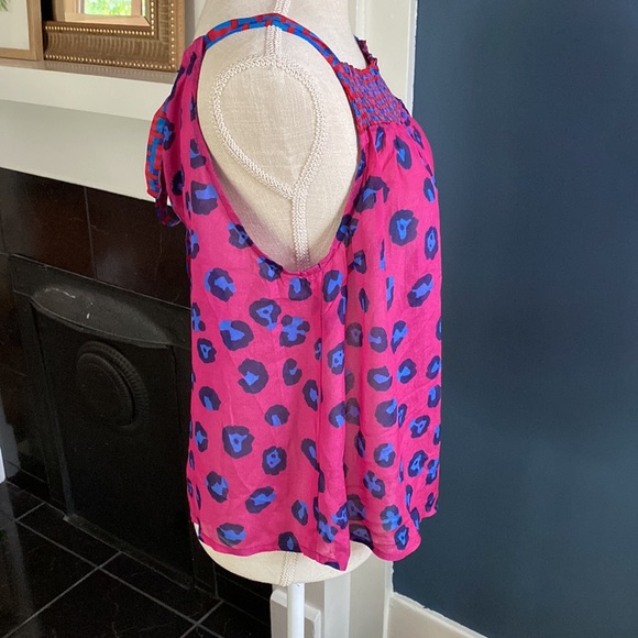 Anthropologie NWOT Size S Conditions Apply Leopard Print Tank Top - Picture 2 of 5